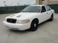 Vibrant White 2007 Ford Crown Victoria Police Interceptor Exterior