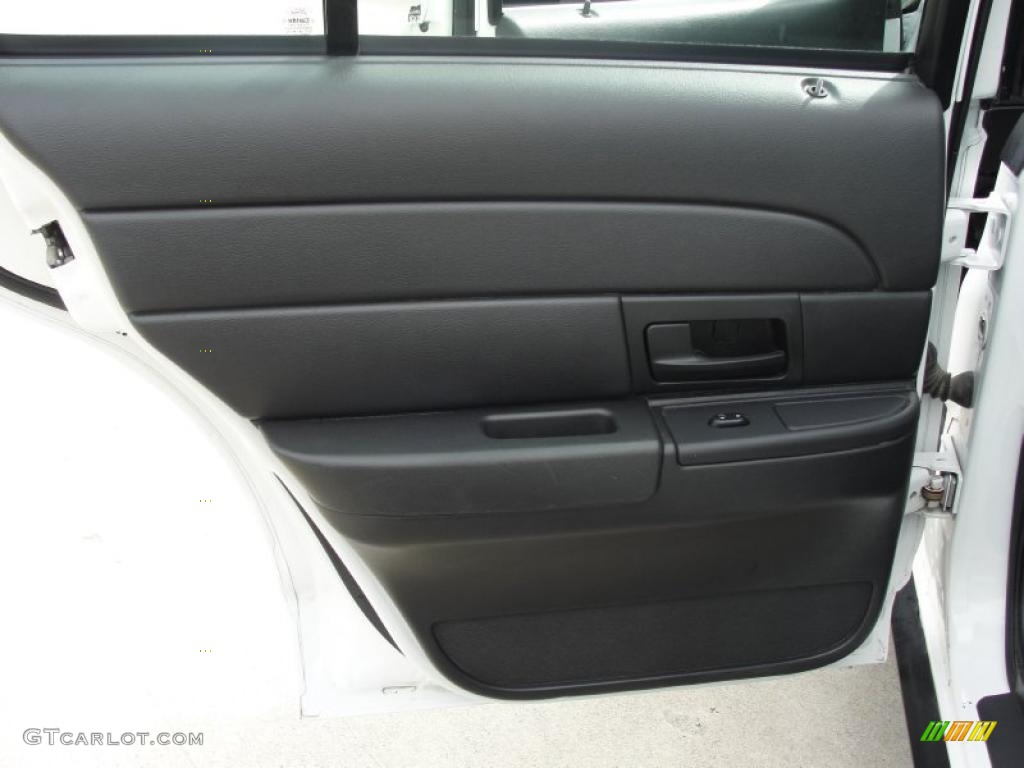 2007 Ford Crown Victoria Police Interceptor Charcoal Black Door Panel Photo #46817517