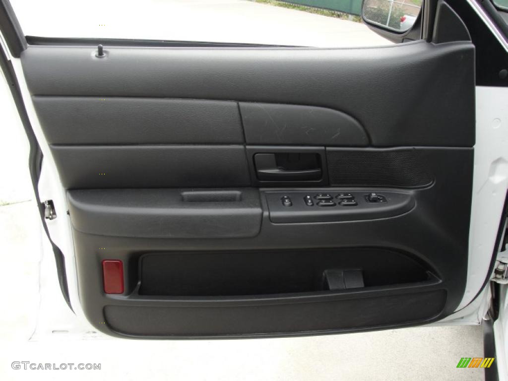 2007 Ford Crown Victoria Police Interceptor Charcoal Black Door Panel Photo #46817547
