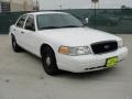 2008 Vibrant White Ford Crown Victoria Police Interceptor  photo #1