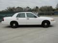 Vibrant White 2008 Ford Crown Victoria Police Interceptor Exterior