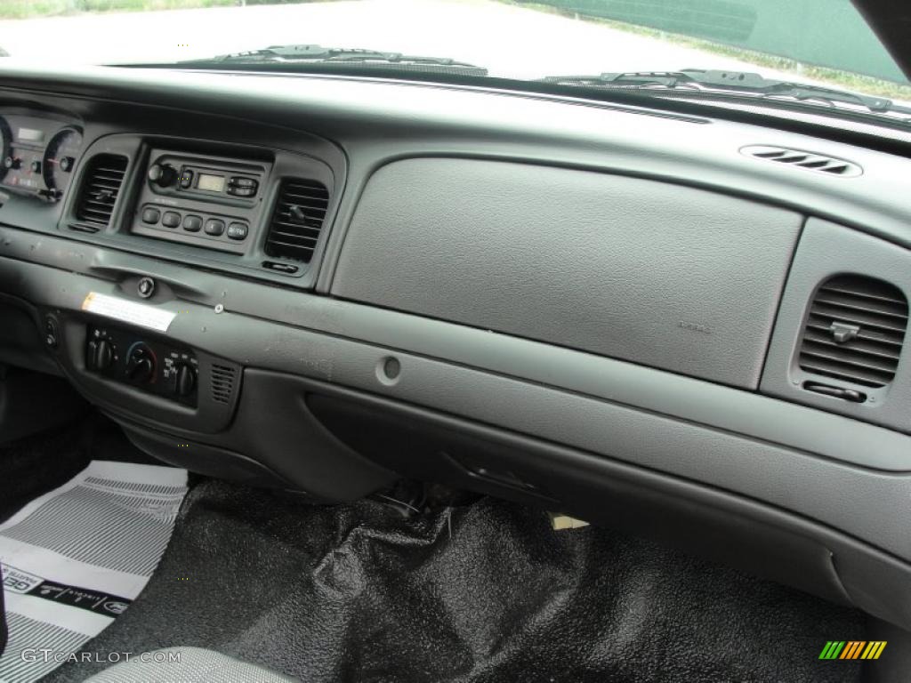 2008 Ford Crown Victoria Police Interceptor Charcoal Black Dashboard Photo #46818243