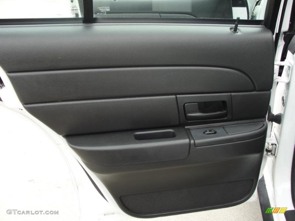 2008 Ford Crown Victoria Police Interceptor Charcoal Black Door Panel Photo #46818324