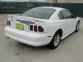 1996 Crystal White Ford Mustang V6 Coupe  photo #3