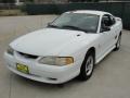 1996 Crystal White Ford Mustang V6 Coupe  photo #7