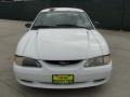 1996 Crystal White Ford Mustang V6 Coupe  photo #8