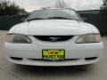 1996 Crystal White Ford Mustang V6 Coupe  photo #9