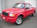 Bright Red 2004 Ford Ranger Edge SuperCab