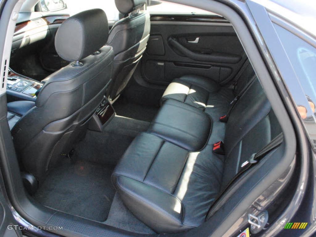 Black Interior 2005 Audi A8 L 4.2 quattro Photo #46820079