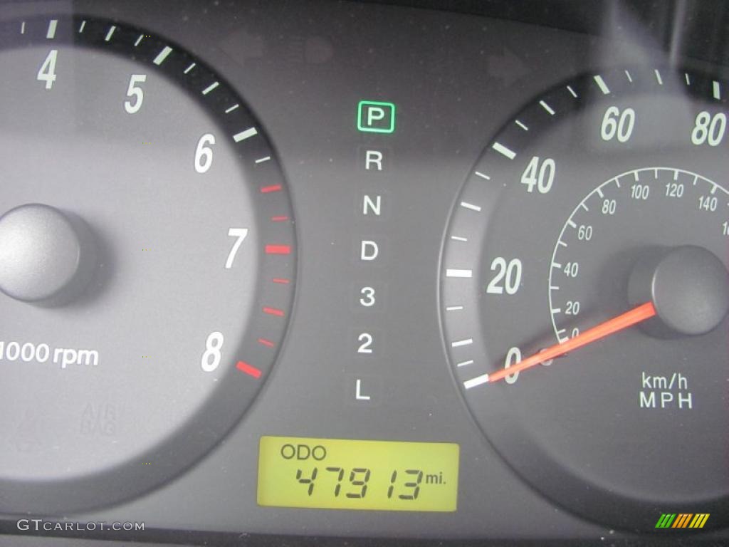 2006 Elantra GLS Sedan - Ebony Black / Gray photo #3