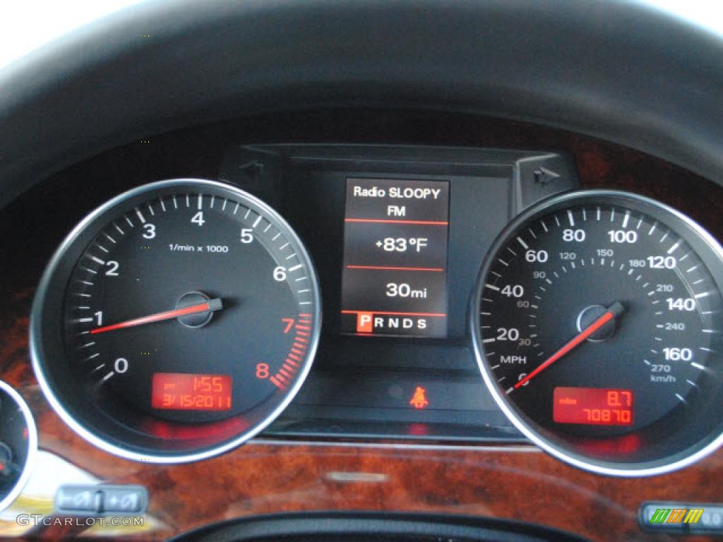 2005 Audi A8 L 4.2 quattro Gauges Photo #46820187