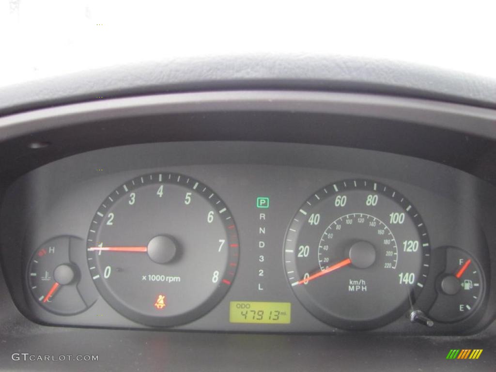 2006 Elantra GLS Sedan - Ebony Black / Gray photo #6
