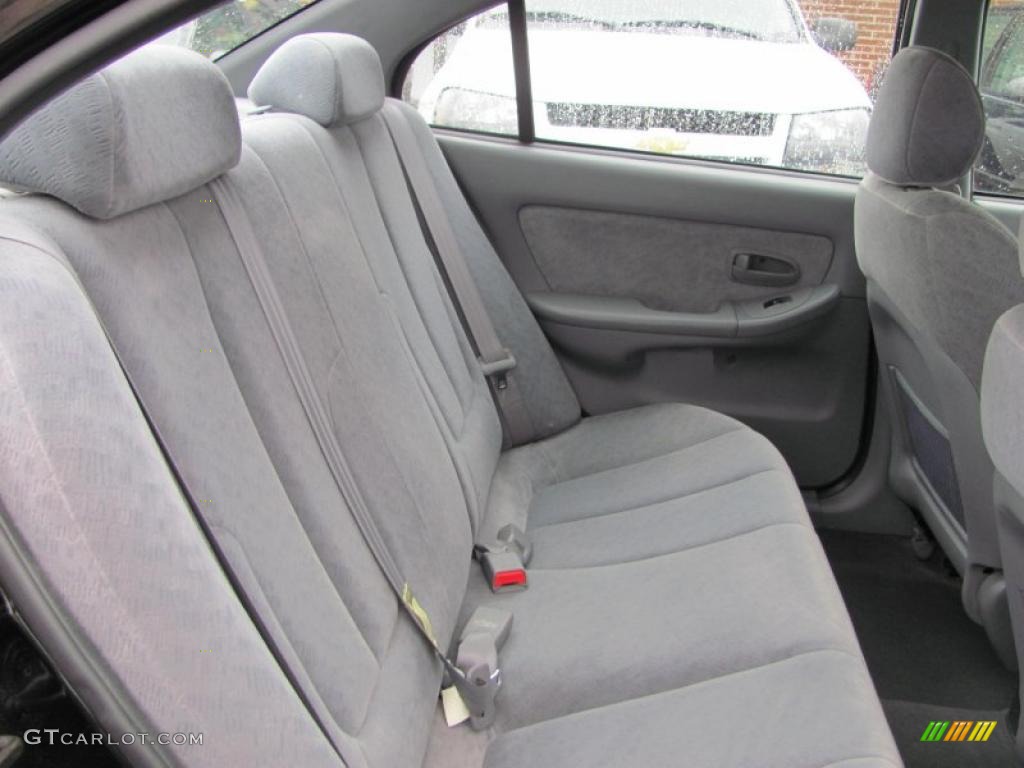 2006 Elantra GLS Sedan - Ebony Black / Gray photo #14