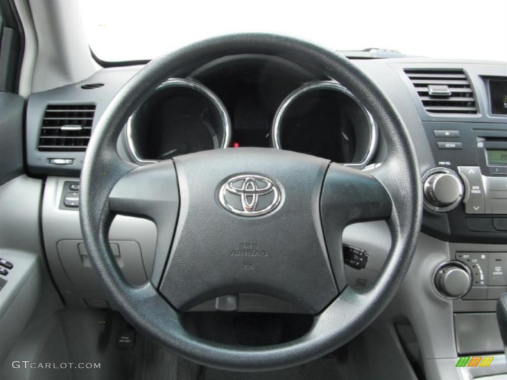 2008 Highlander 4WD - Blue Streak Metallic / Ash Gray photo #11