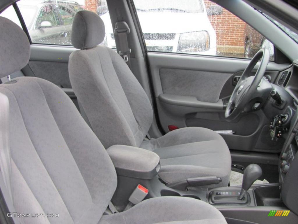 2006 Elantra GLS Sedan - Ebony Black / Gray photo #15