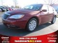 2011 Deep Cherry Red Crystal Pearl Chrysler 200 LX  photo #1