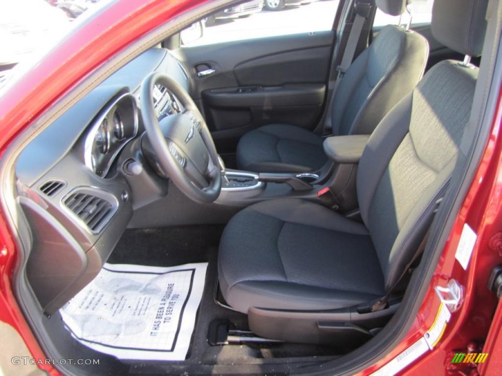 Black Interior 2011 Chrysler 200 LX Photo #46820559