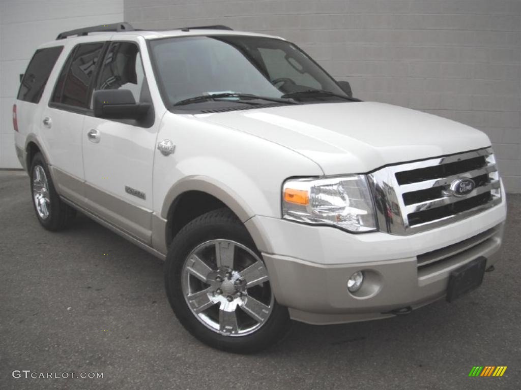 White Sand Tri Coat 2008 Ford Expedition King Ranch 4x4 Exterior Photo #46820727