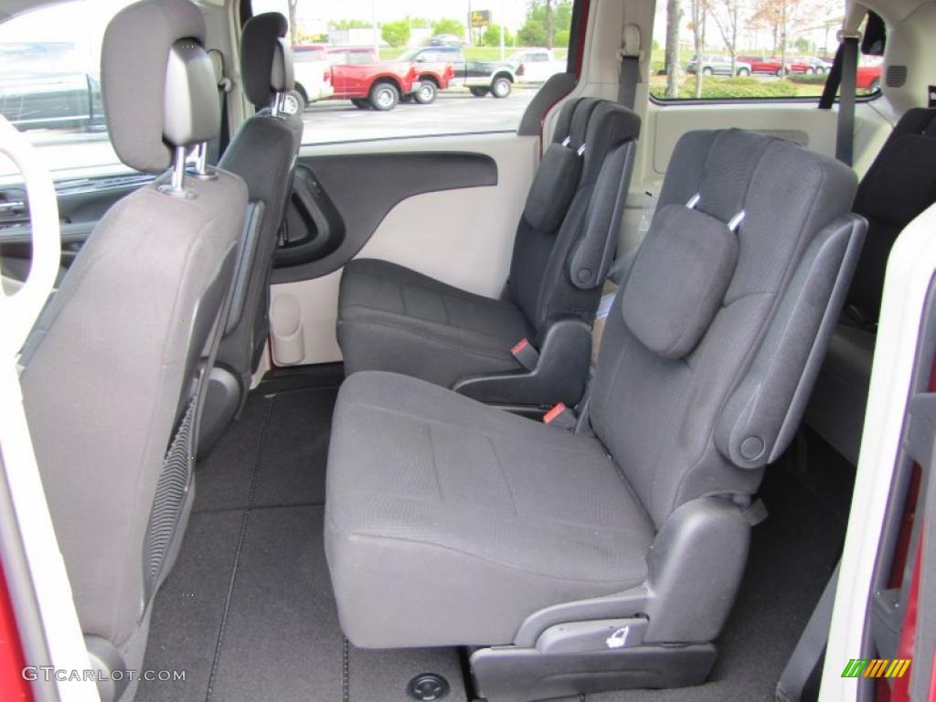 Black/Light Graystone Interior 2011 Chrysler Town & Country Touring Photo #46820973