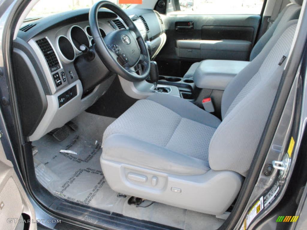 2010 Tundra SR5 CrewMax - Slate Gray Metallic / Graphite Gray photo #16