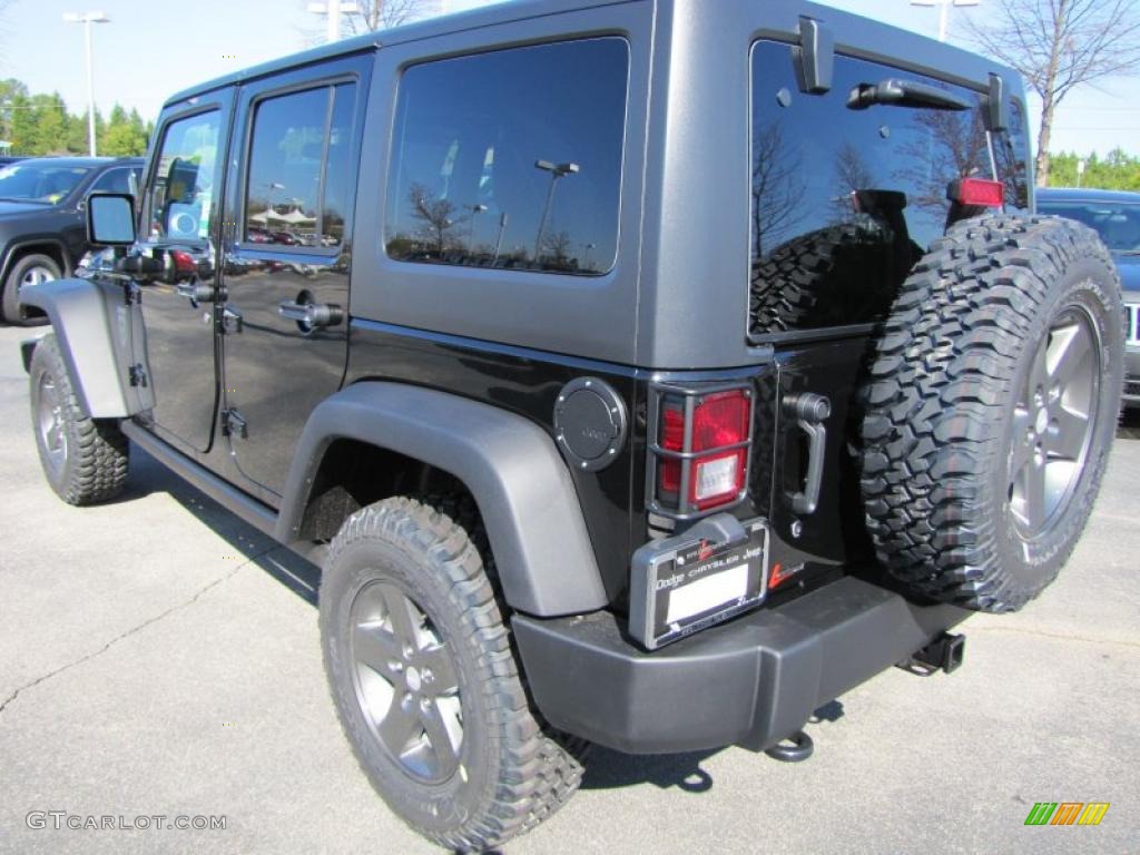 Black 2011 Jeep Wrangler Unlimited Call of Duty: Black Ops Edition 4x4 Exterior Photo #46821579