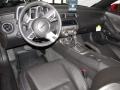 Black 2011 Chevrolet Camaro LT/RS Convertible Interior Color