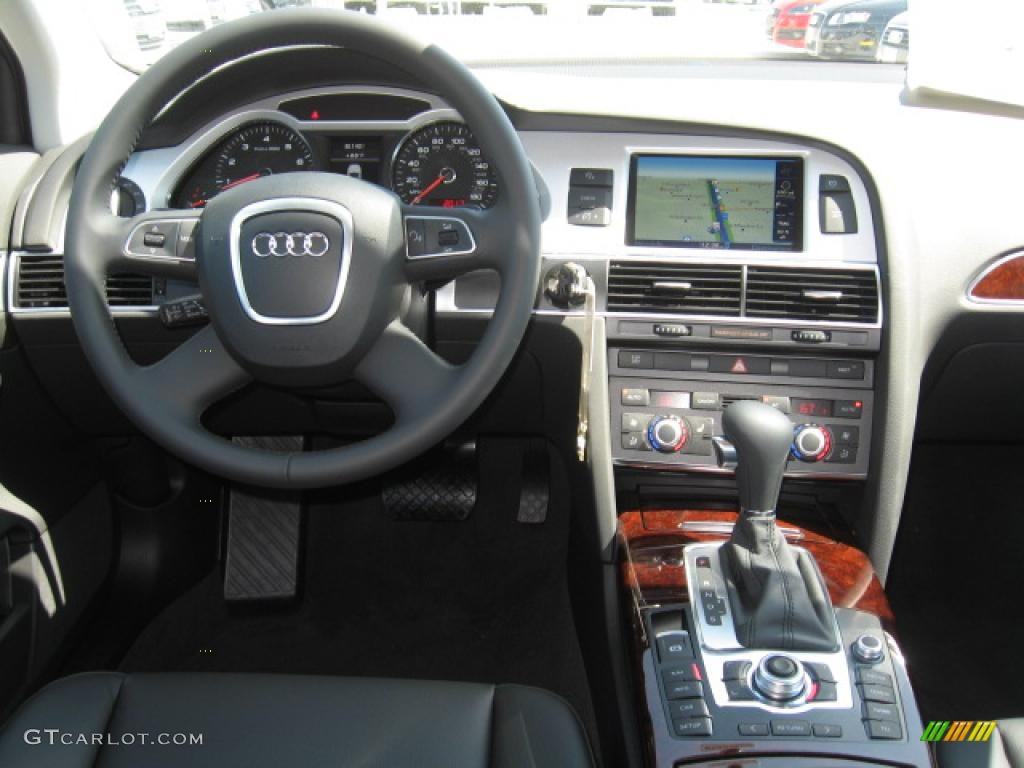2011 Audi A6 3.0T quattro Sedan Black Dashboard Photo #46822506
