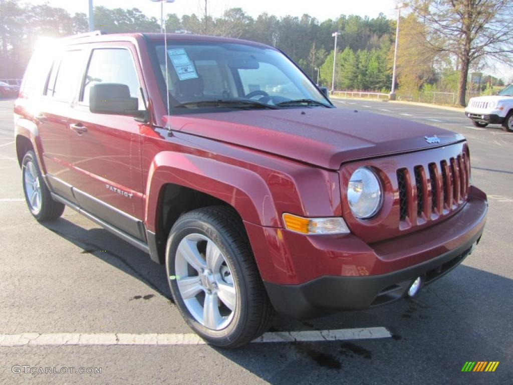 Deep Cherry Red Crystal Pearl 2011 Jeep Patriot Latitude Exterior Photo #46822539
