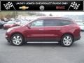 2010 Red Jewel Tintcoat Chevrolet Traverse LTZ AWD  photo #1