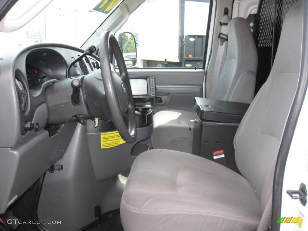 Medium Flint Grey Interior 2007 Ford E Series Van E350 Super Duty Commercial Photo #46824597