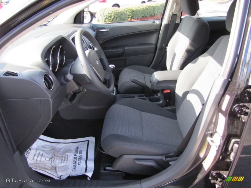 Dark Slate Gray Interior 2011 Dodge Caliber Heat Photo #46825341