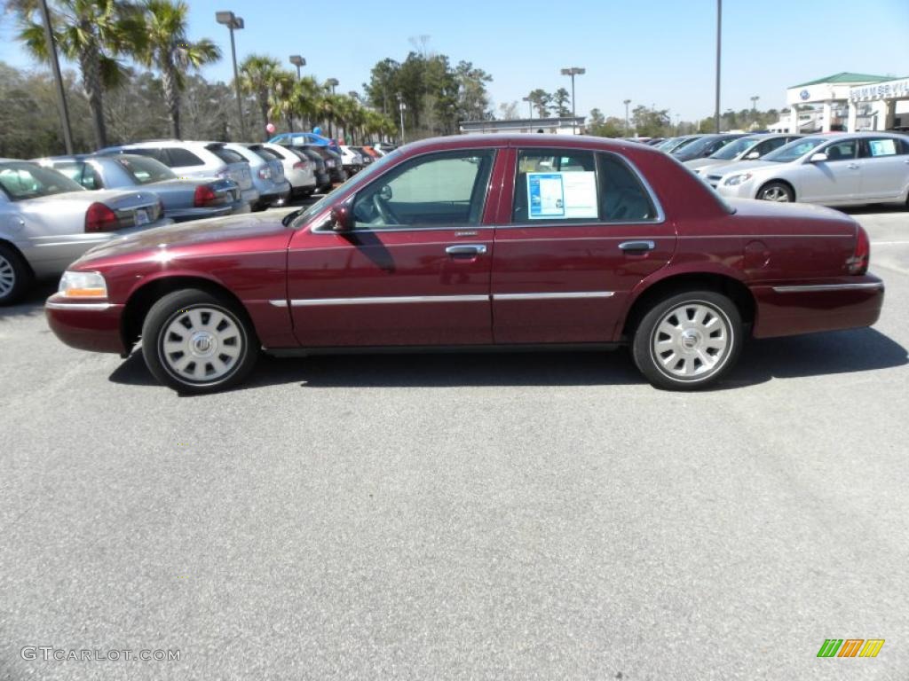 2004 Grand Marquis LS - Dark Toreador Red Metallic / Light Flint photo #2