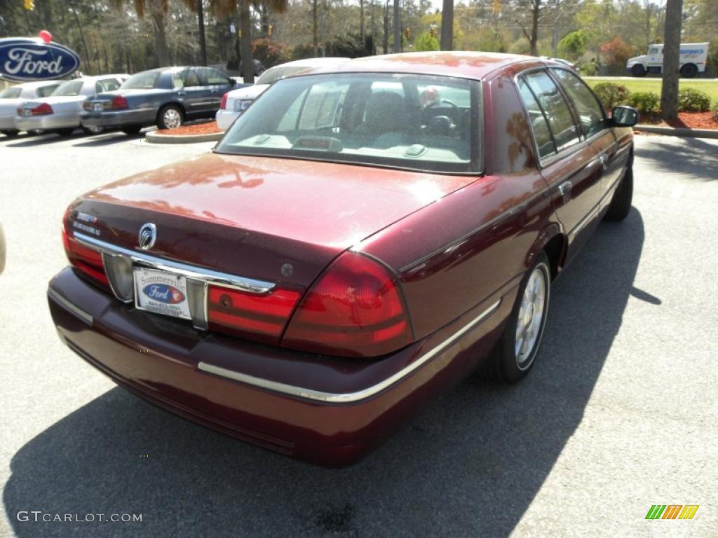 2004 Grand Marquis LS - Dark Toreador Red Metallic / Light Flint photo #14