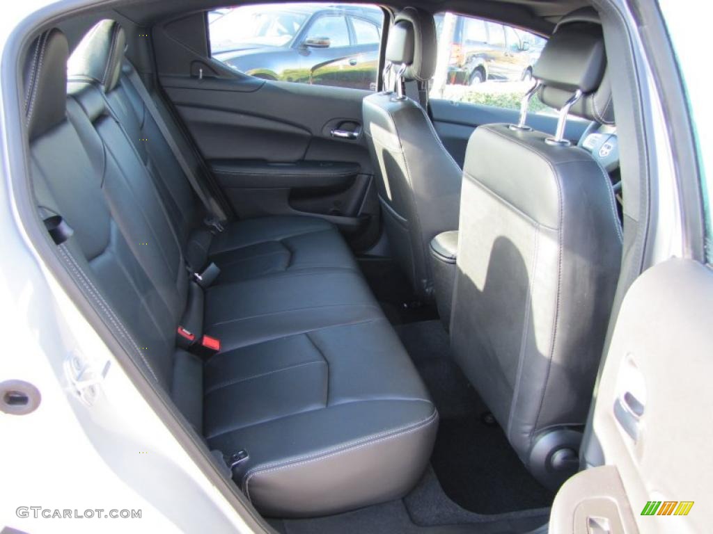 Black Interior 2011 Dodge Avenger Lux Photo #46826541