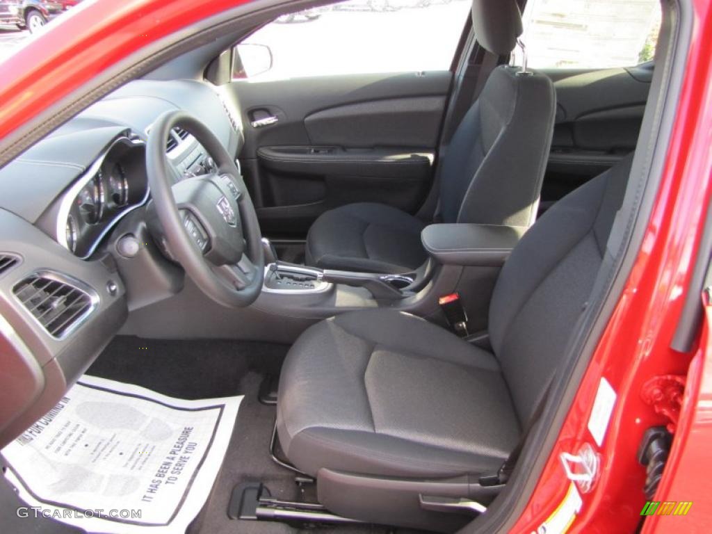 Black Interior 2011 Dodge Avenger Express Photo #46826955