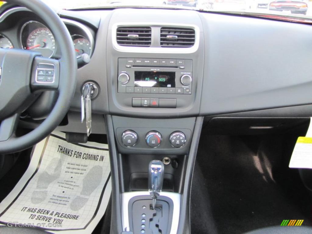 2011 Dodge Avenger Express Black Dashboard Photo #46827003