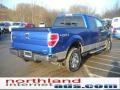 2011 Blue Flame Metallic Ford F150 XLT SuperCab 4x4  photo #6