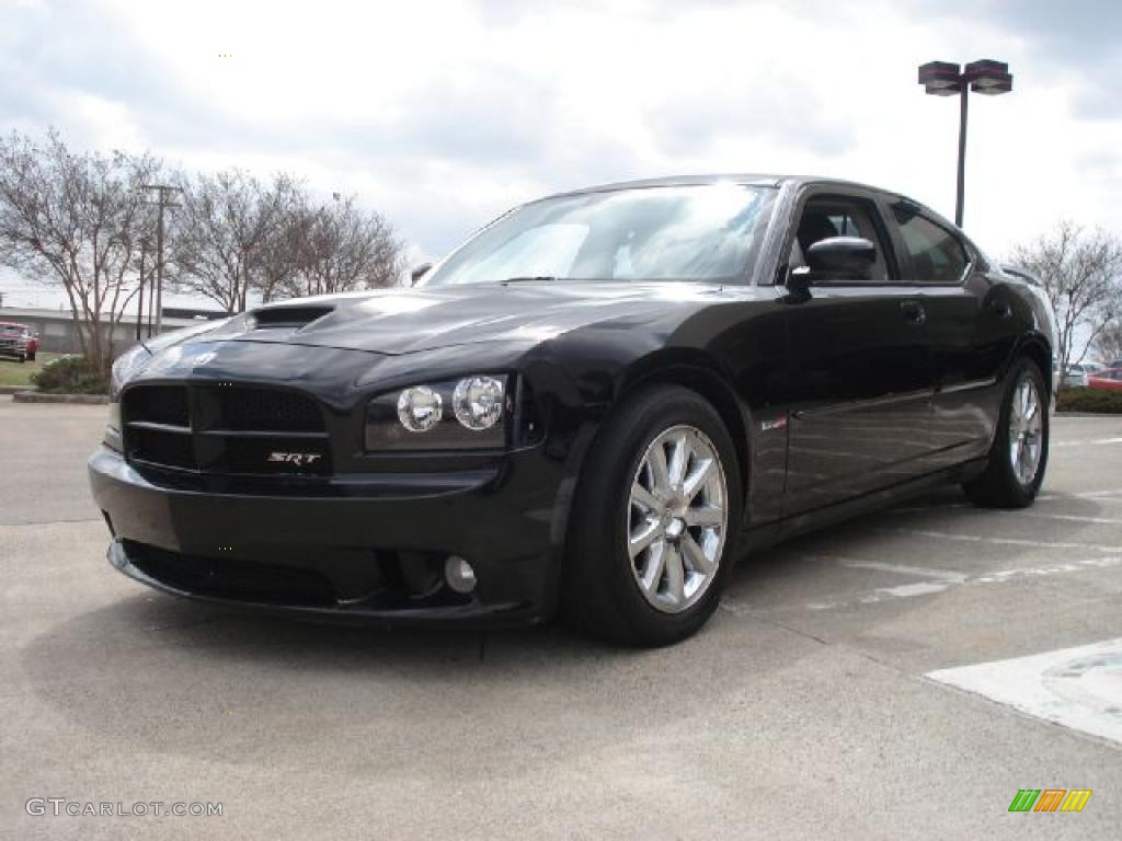 Brilliant Black Crystal Pearl 2007 Dodge Charger SRT-8 Exterior Photo #46827693