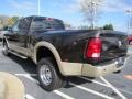 2011 Rugged Brown Pearl Dodge Ram 3500 HD Laramie Crew Cab 4x4 Dually  photo #2