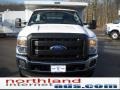 2011 Oxford White Ford F350 Super Duty XL Regular Cab 4x4 Chassis Dump Truck  photo #2