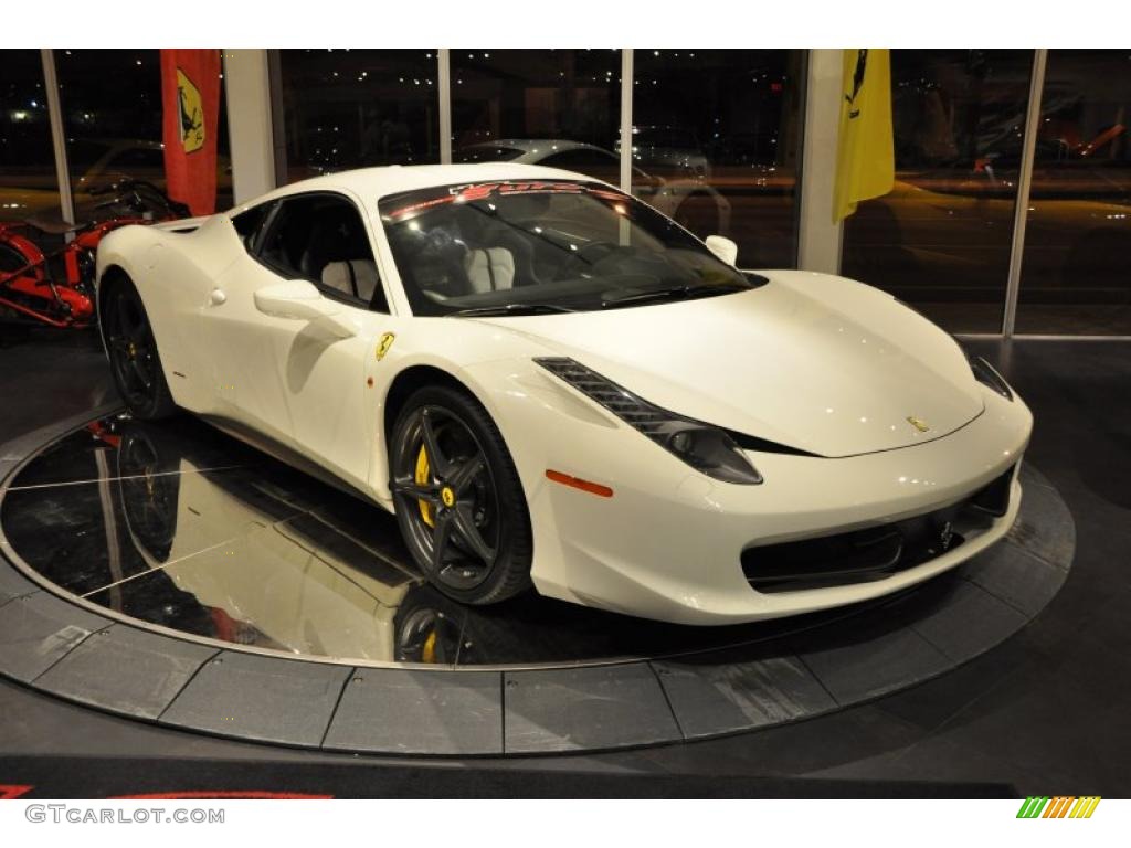 Bianco Avus 2010 Ferrari 458 Italia Exterior Photo #46829208