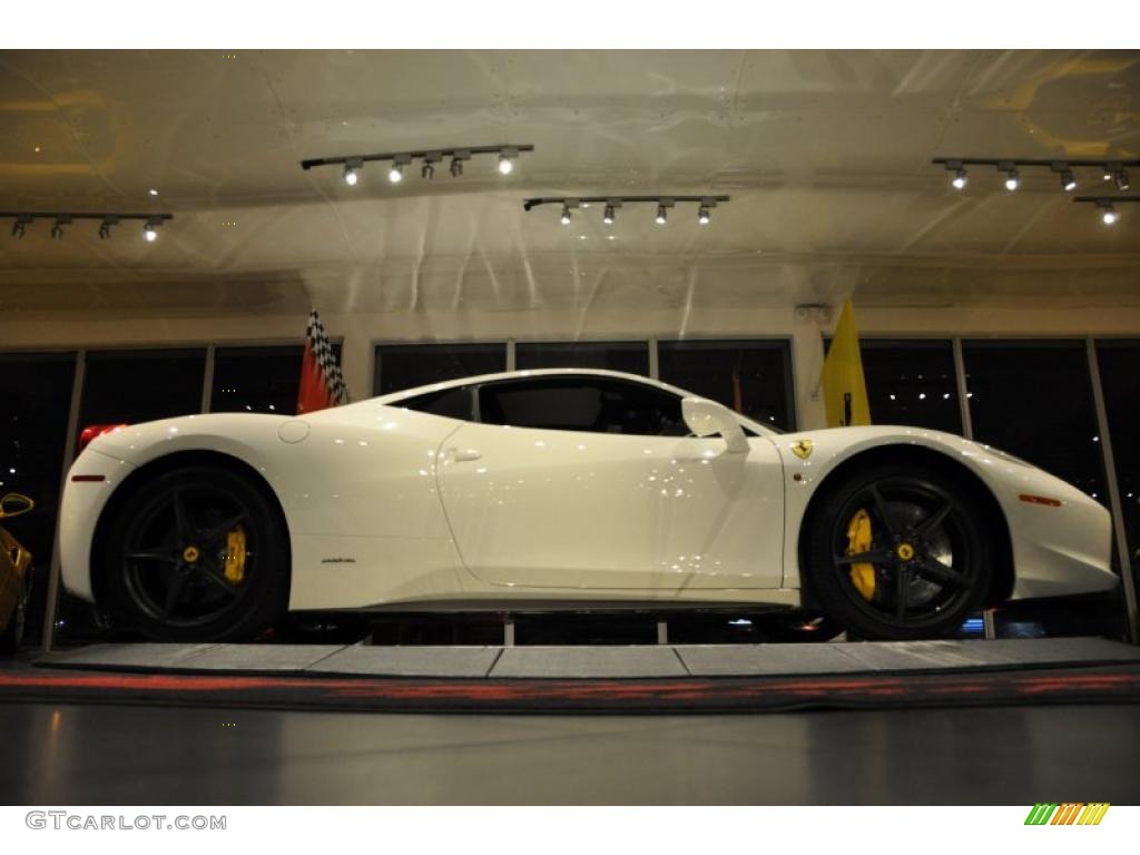 Bianco Avus 2010 Ferrari 458 Italia Exterior Photo #46829229