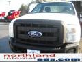 2011 Oxford White Ford F350 Super Duty XL Regular Cab 4x4 Chassis Stake Truck  photo #3