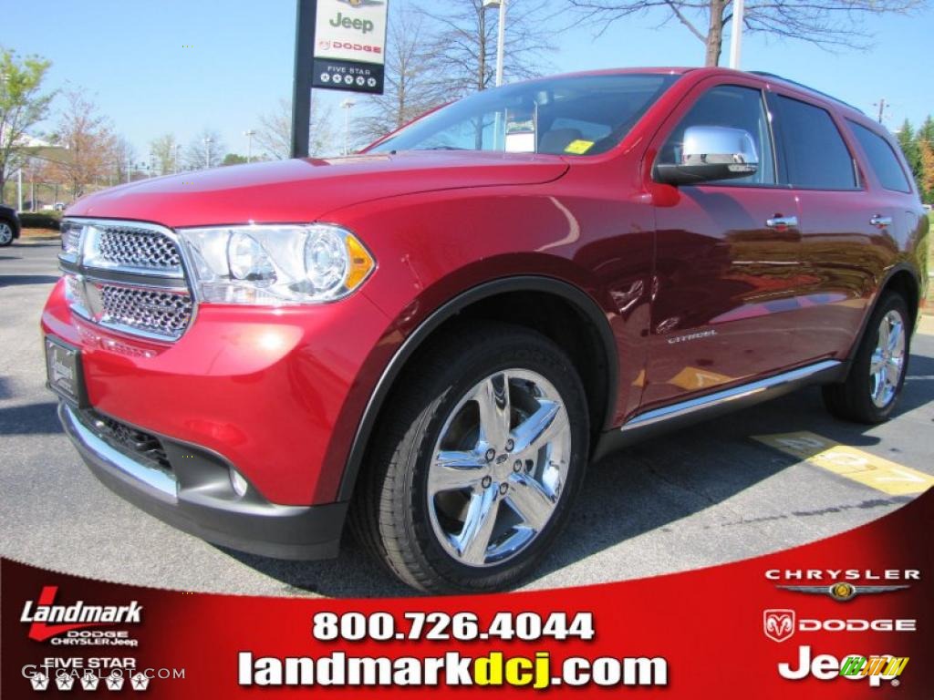 Inferno Red Crystal Pearl Dodge Durango