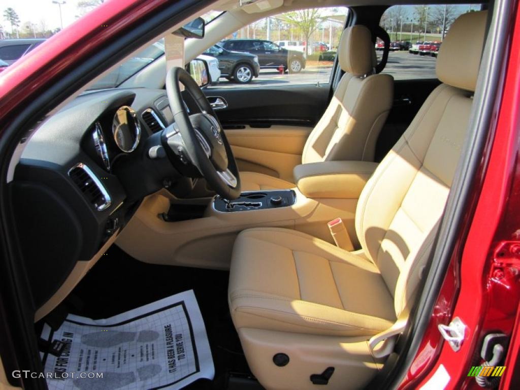 Black/Tan Interior 2011 Dodge Durango Citadel 4x4 Photo #46829589