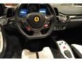 2010 Ferrari 458 Black/White Interior Dashboard Photo