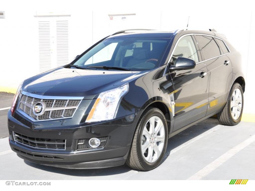 Black Ice Metallic 2011 Cadillac SRX 4 V6 Turbo AWD Exterior Photo #46829973