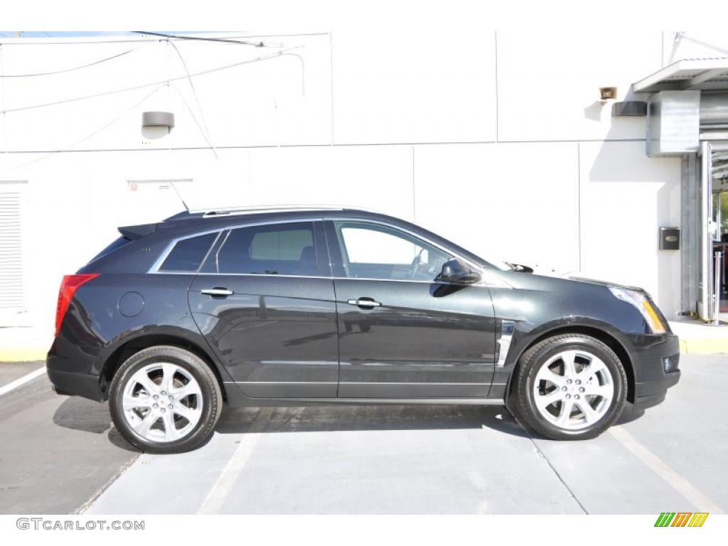 Black Ice Metallic 2011 Cadillac SRX 4 V6 Turbo AWD Exterior Photo #46830126