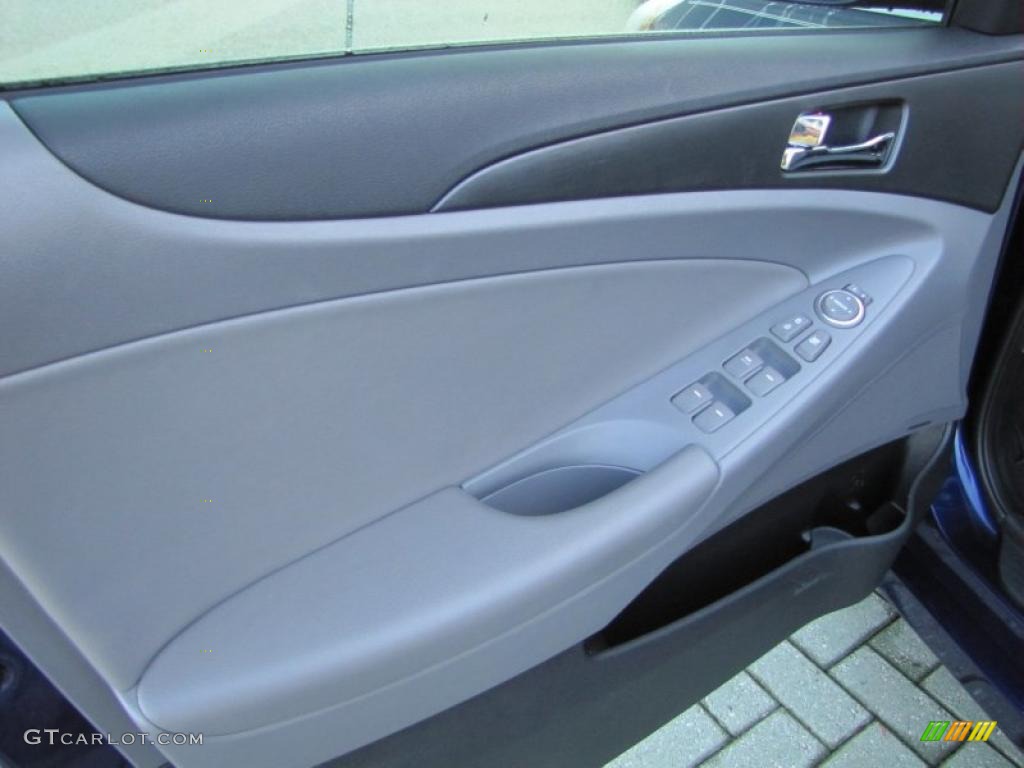 2011 Sonata SE - Indigo Blue Pearl / Gray photo #11