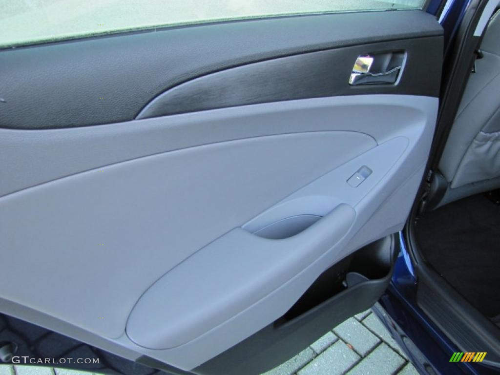 2011 Sonata SE - Indigo Blue Pearl / Gray photo #14
